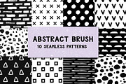 Abstract brush patterns