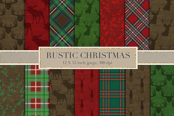 Rustic Christmas backgrounds