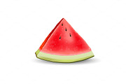 Watermelon realistic icon
