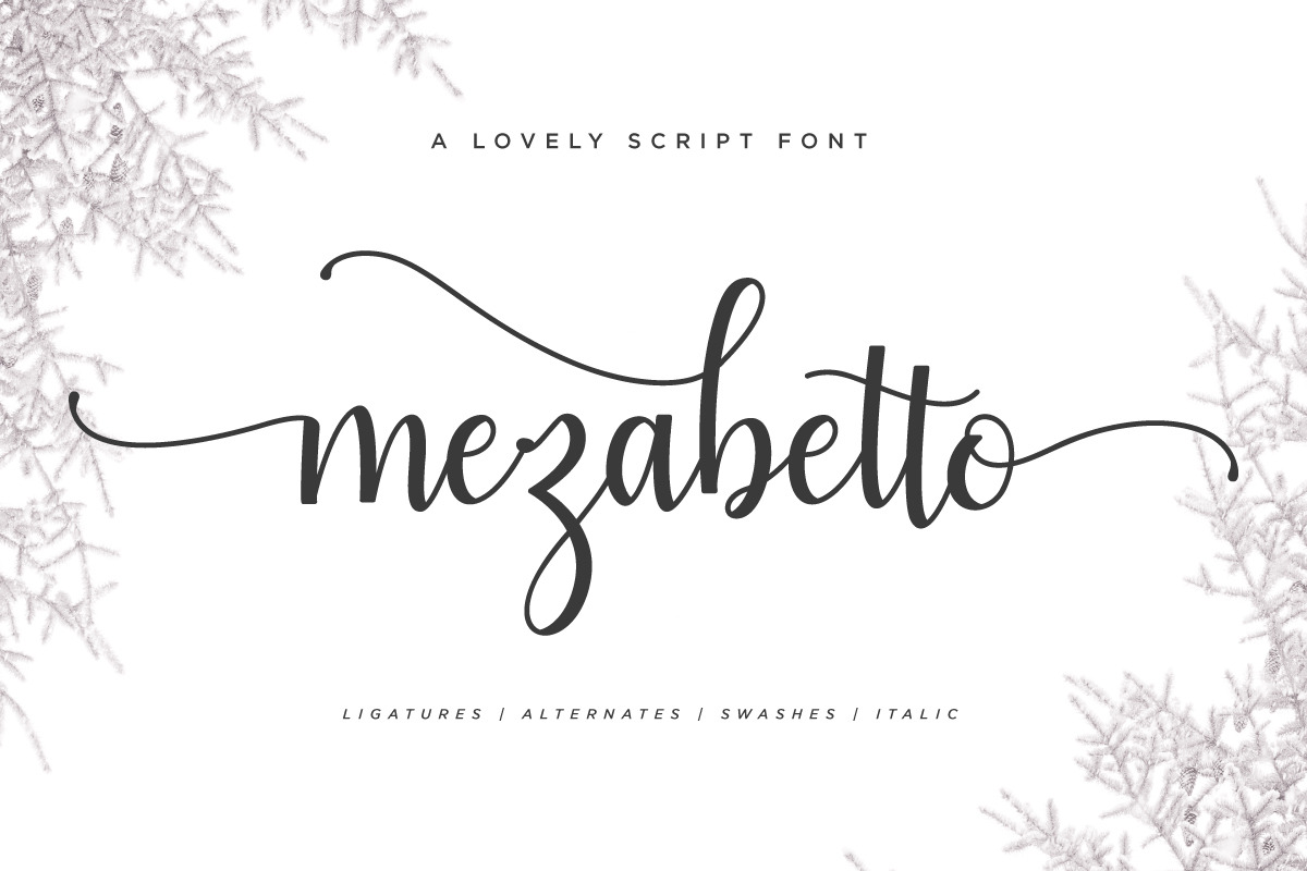 Mezabetto | Elegant Script Font in Elegant Fonts - product preview 8