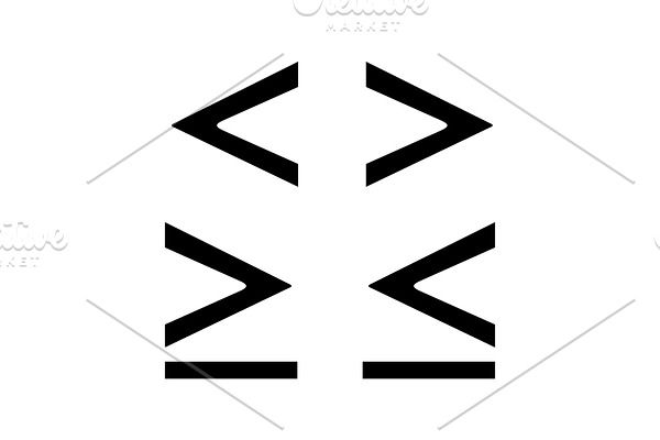 Math symbols glyph icon