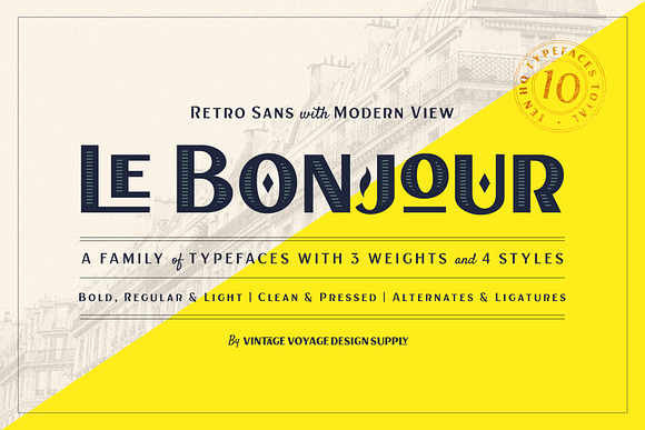 Le Bonjour in Display Fonts - product preview 11