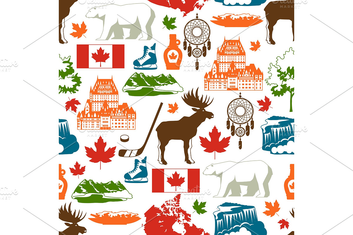 Canada seamless pattern. in Patterns - product preview 8