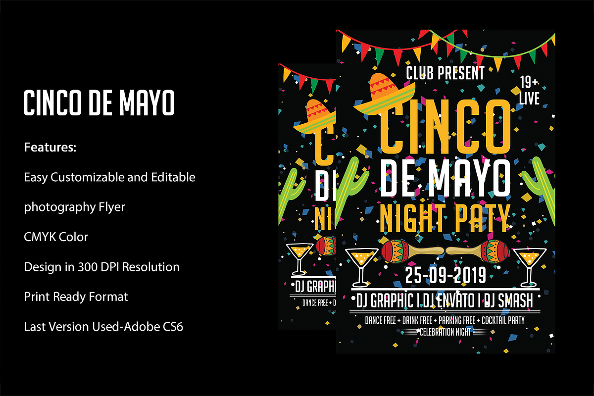 Flyer Cinco de Mayo in Flyer Templates - product preview 8
