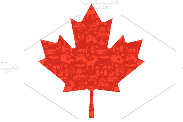 Canada background design.
