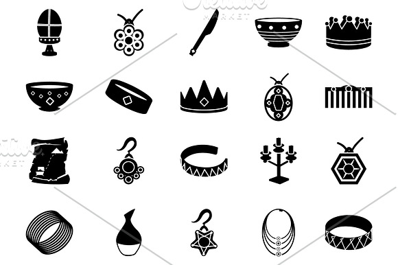 40 Treasure Flat Icons in Icons - product preview 3