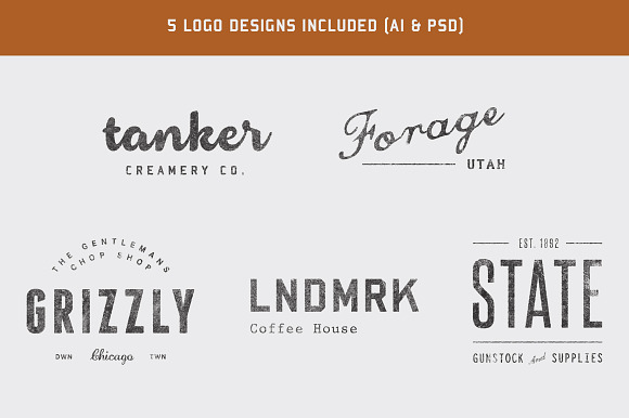 Type On Textures (+BONUS logos) in Mockup Templates - product preview 2