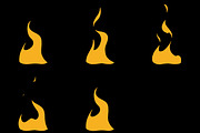 Sprite Sheets Fire Loop. Ready for