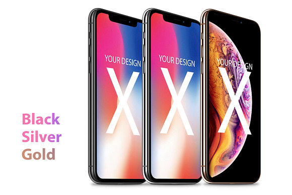 (INTRO SALE) iPhone XS and XS Max in Mobile & Web Mockups - product preview 3