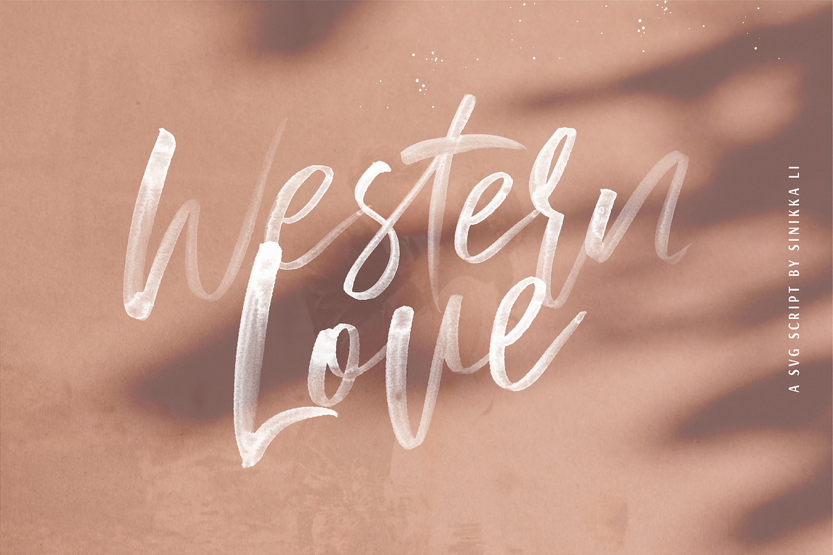 Western Love | SVG Script in Script Fonts - product preview 8