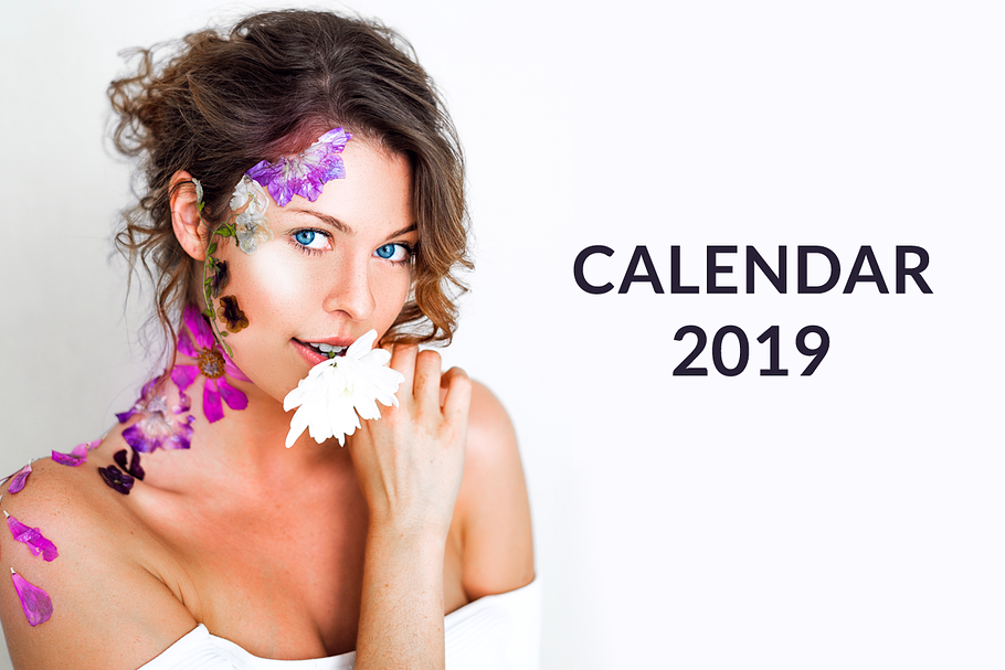 Calendar 2019 in Stationery Templates - product preview 8