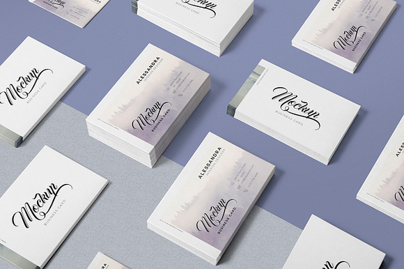 Business Card Mock Ups in Print Mockups - product preview 1