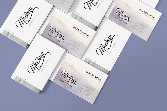 Business Card Mock Ups in Print Mockups - product preview 5