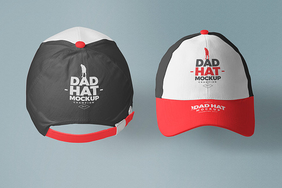 Dad Hat Mockups in Branding Mockups - product preview 5