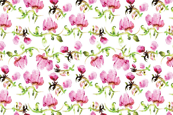 2 tile peony patterns in Patterns - product preview 1