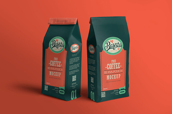 Coffee Pouch Mockups in Product Mockups - product preview 1