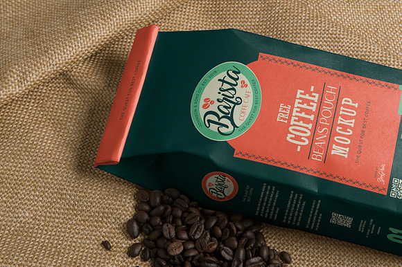 Coffee Pouch Mockups in Product Mockups - product preview 2