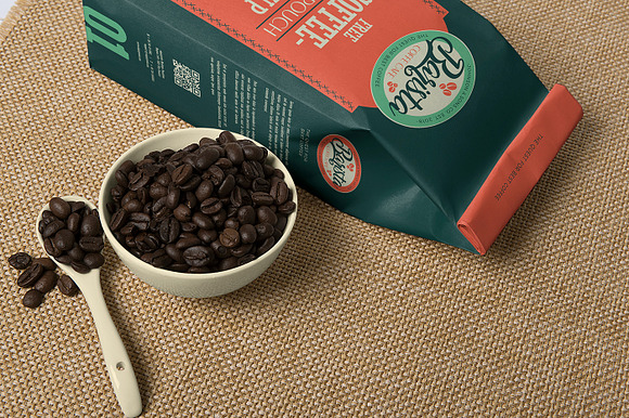 Coffee Pouch Mockups in Product Mockups - product preview 3