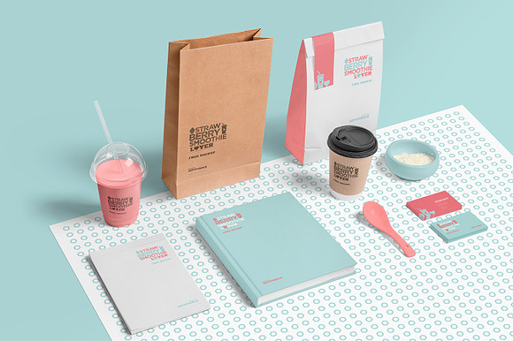 Transparent Ice Cream Cup Mockups in Product Mockups - product preview 3