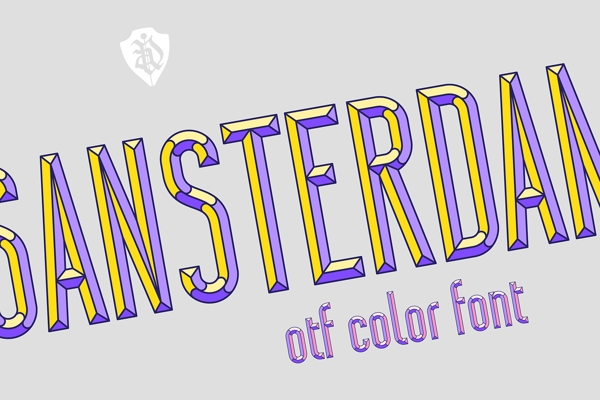 Sansterdam Color Font in Colorful Fonts - product preview 8