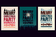 Christmas Party typographical poster
