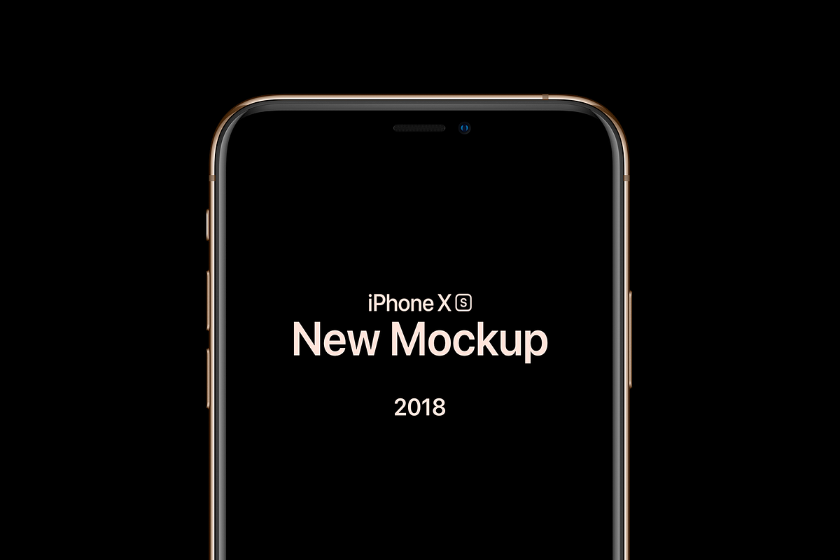 iPhone XS & XS Max Basic Mockup in Mobile & Web Mockups - product preview 8