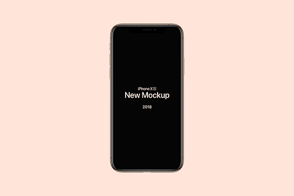 iPhone XS & XS Max Basic Mockup in Mobile & Web Mockups - product preview 1