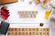 Wooden Tiles Font