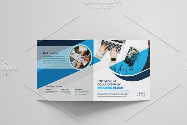 Square Bi-Fold Brochure