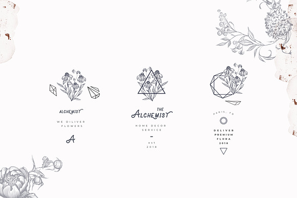 Logos Bundle. Modern Flora. in Logo Templates - product preview 8