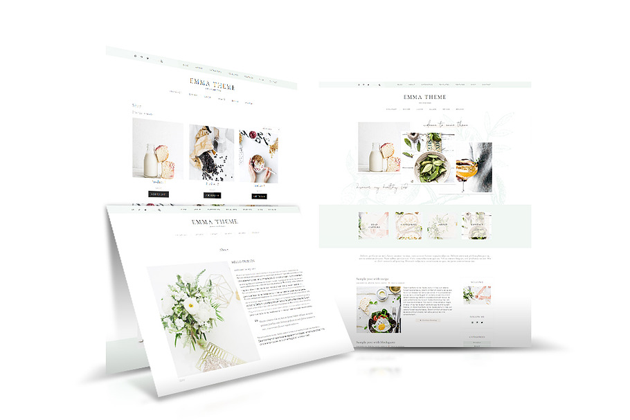 Foodie Blog eCommerce Genesis Child in WordPress Blog Themes - product preview 8