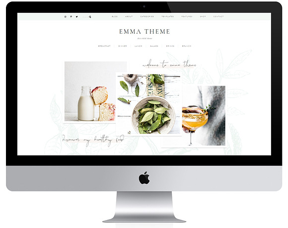 Foodie Blog eCommerce Genesis Child in WordPress Blog Themes - product preview 1
