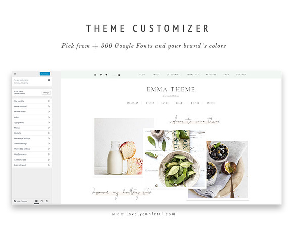 Foodie Blog eCommerce Genesis Child in WordPress Blog Themes - product preview 2