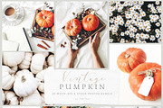 Vintage pumpkin mockups & photos