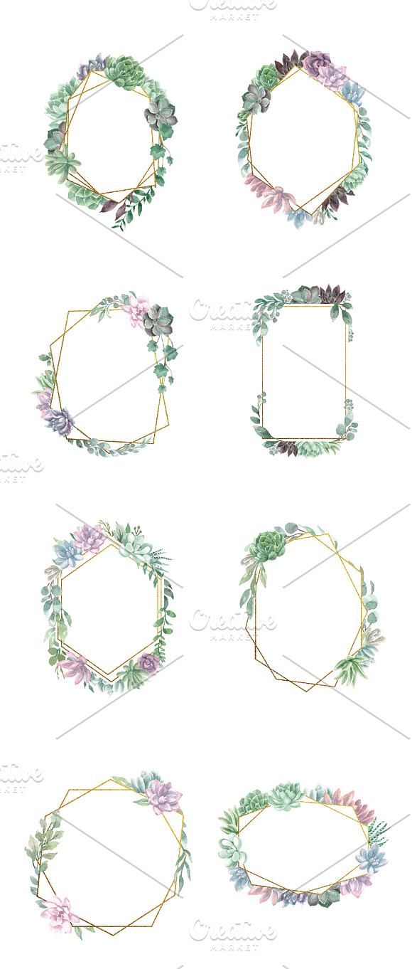 Watercolor Floral Design Kit 2 in Illustrations - product preview 9