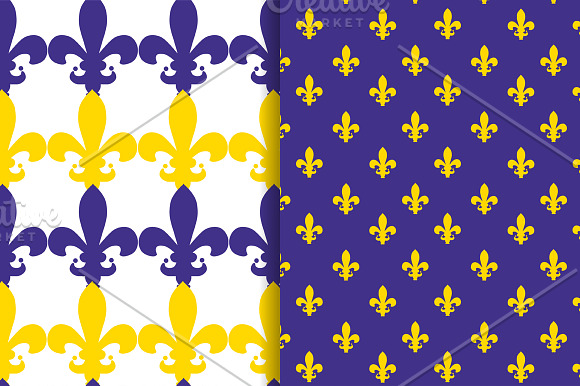 Fleur de Lis and Dots Patterns in Patterns - product preview 1