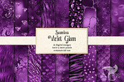 Violet Glam Digital Paper