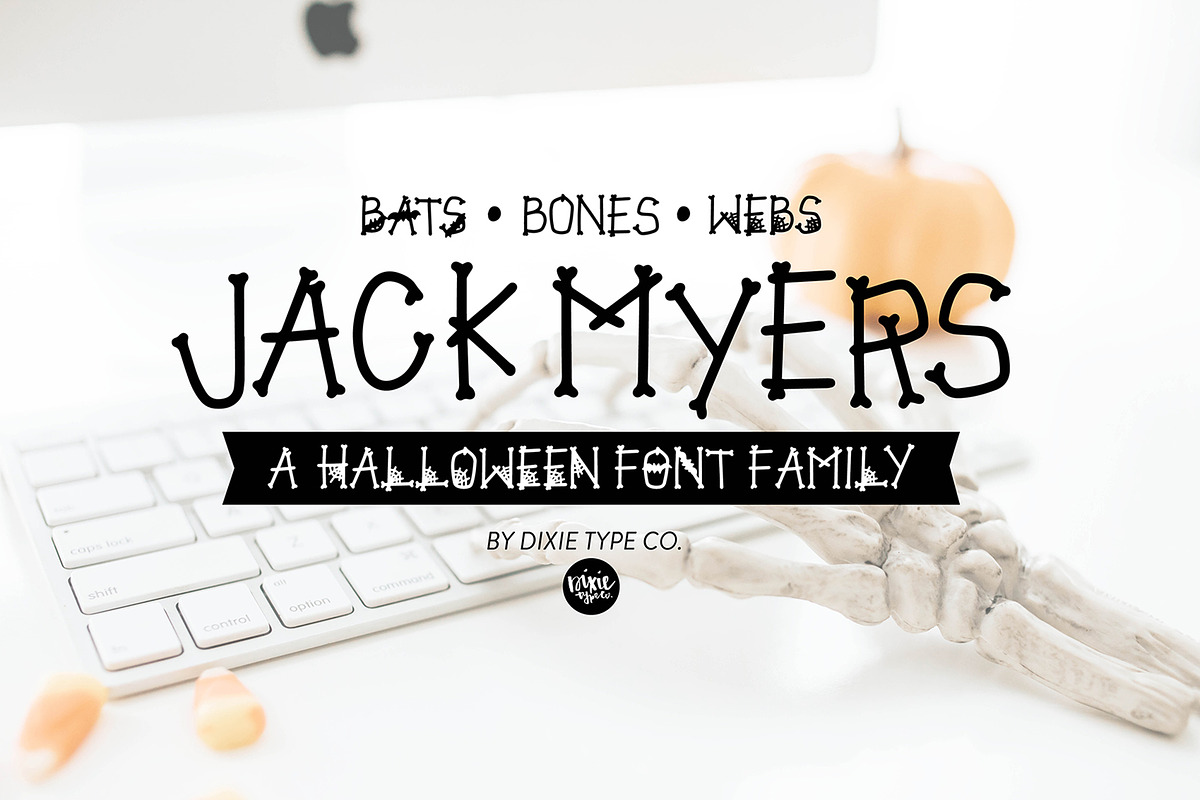 JACK MYERS Halloween Font Family in Display Fonts - product preview 8