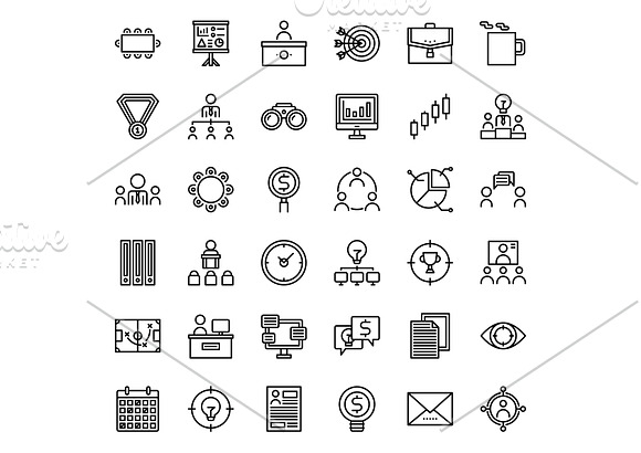 Business icons in Business Icons - product preview 2