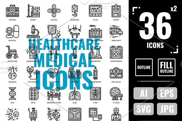 Healthcare & Medical icons
