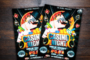 Casino Night Party Flyer