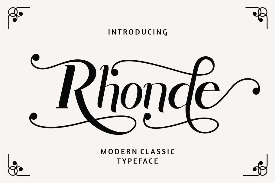 Rhonde - Modern Classic