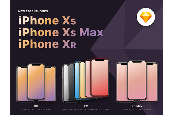 New 2018 iPhones (Xs, Xs Max, Xr)