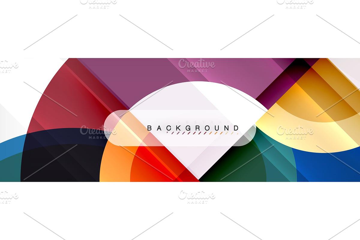 Vector circle abstract background in Illustrations - product preview 8