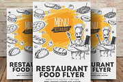 Modern Restaurant Food Menu Flyer