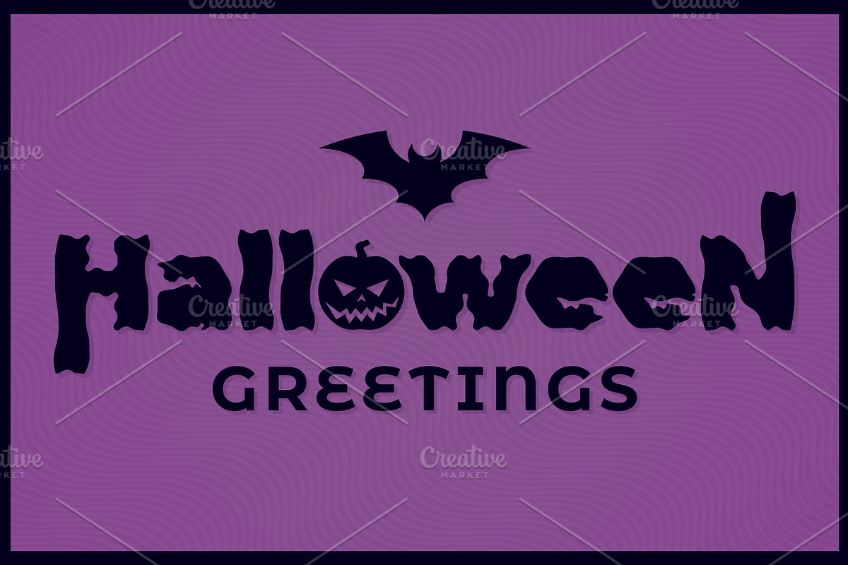 Halloween banner vector background in Illustrations - product preview 8