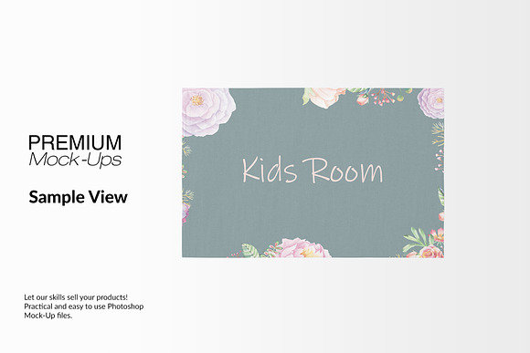 Nursery - 4 Rugs Pillows Curtain in Product Mockups - product preview 3