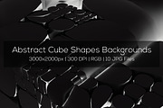 Abstract Cube Shapes Backgrounds