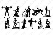 Gym Fitness Equipment Woman