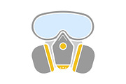 Respirator glyph color icon